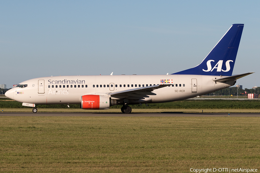 SAS - Scandinavian Airlines Boeing 737-7BX (SE-RER) | Photo 605875