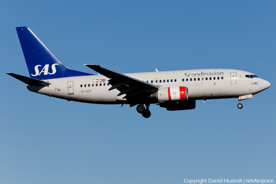 SAS - Scandinavian Airlines Boeing 737-7BX (SE-RER) | Photo 421917