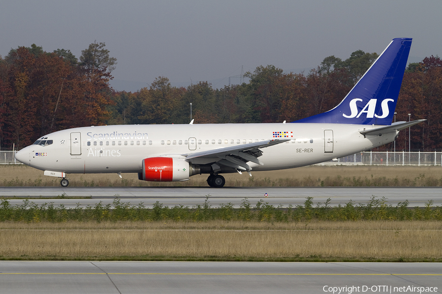 SAS - Scandinavian Airlines Boeing 737-7BX (SE-RER) | Photo 395290
