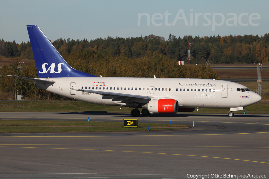 SAS - Scandinavian Airlines Boeing 737-7BX (SE-RER) | Photo 92473