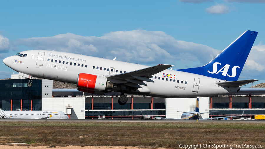 SAS - Scandinavian Airlines Boeing 737-7BX (SE-RES) | Photo 292552