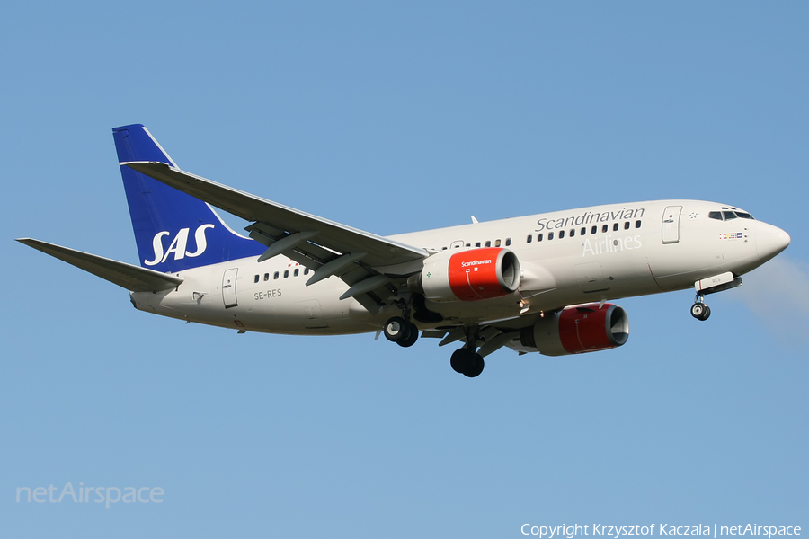 SAS - Scandinavian Airlines Boeing 737-7BX (SE-RES) | Photo 33186