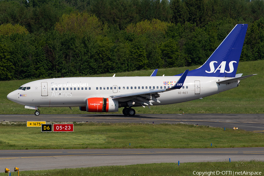 SAS - Scandinavian Airlines Boeing 737-76N (SE-RET) | Photo 322524