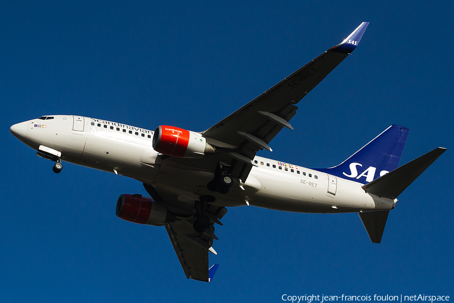 SAS - Scandinavian Airlines Boeing 737-76N (SE-RET) | Photo 69893