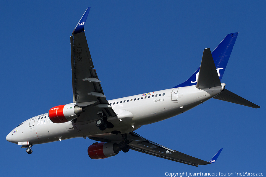 SAS - Scandinavian Airlines Boeing 737-76N (SE-RET) | Photo 69894