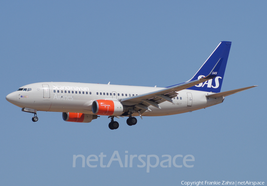 SAS - Scandinavian Airlines Boeing 737-76N (SE-RET) | Photo 31651