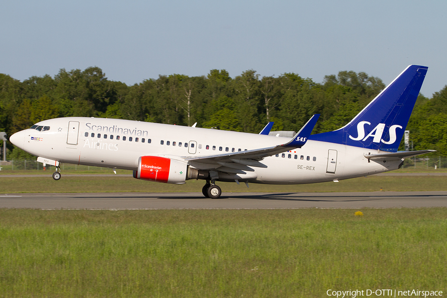 SAS - Scandinavian Airlines Boeing 737-76N (SE-REX) | Photo 495010