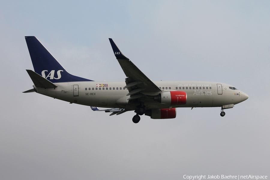 SAS - Scandinavian Airlines Boeing 737-76N (SE-REX) | Photo 143343