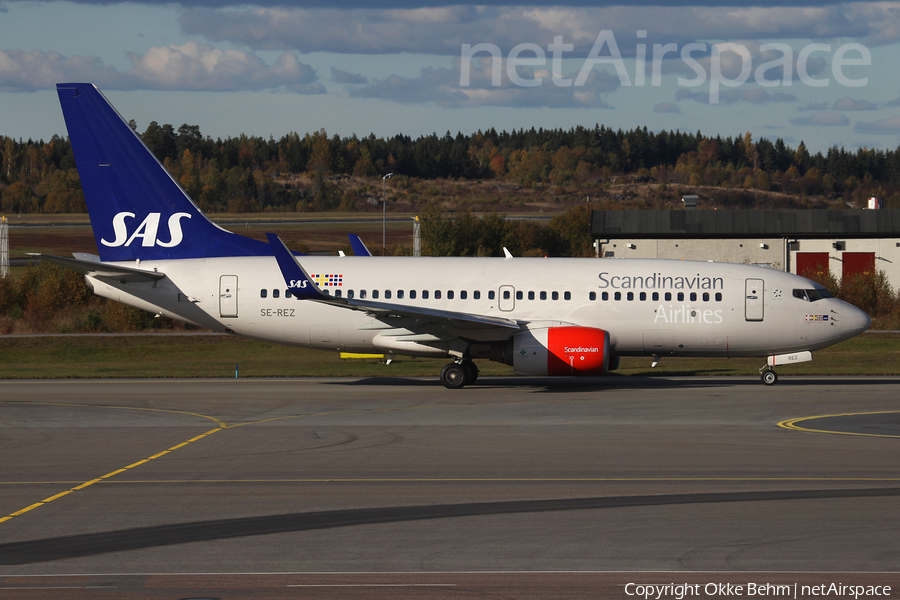SAS - Scandinavian Airlines Boeing 737-76N (SE-REZ) | Photo 92475