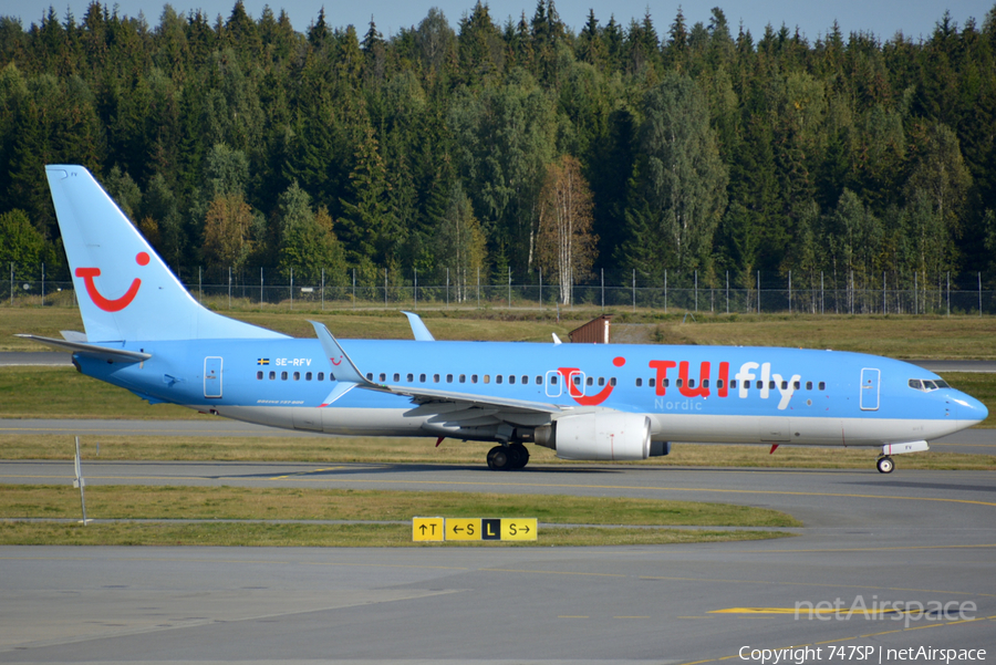 TUIfly Nordic Boeing 737-86N (SE-RFV) | Photo 86254