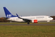 SAS - Scandinavian Airlines Boeing 737-76N (SE-RJR) at  Hamburg - Fuhlsbuettel (Helmut Schmidt), Germany