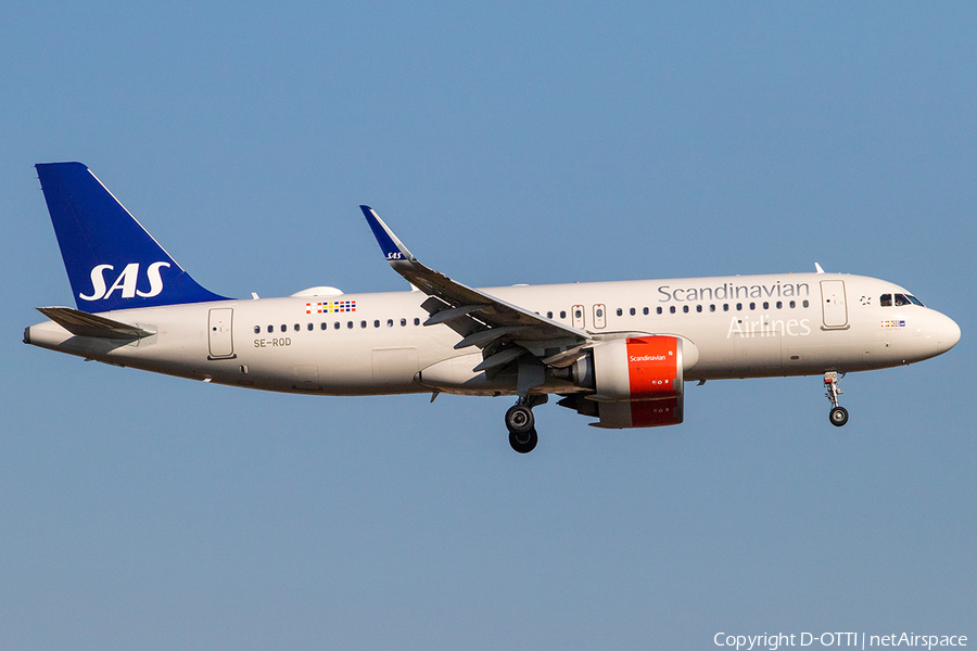 SAS - Scandinavian Airlines Airbus A320-251N (SE-ROD) | Photo 264560