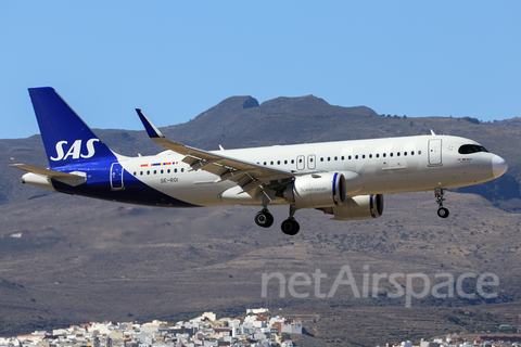 SAS - Scandinavian Airlines Airbus A320-251N (SE-ROI) at  Gran Canaria, Spain