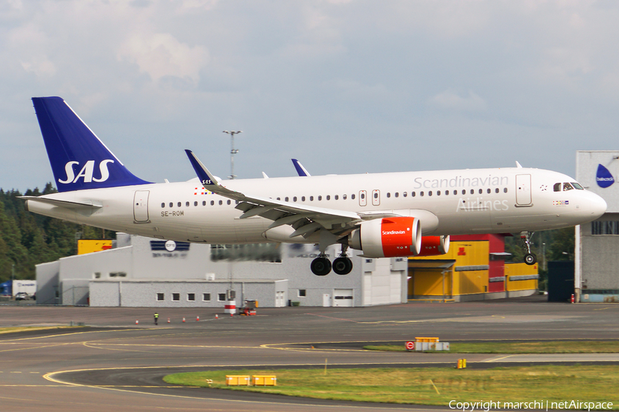 SAS - Scandinavian Airlines Airbus A320-251N (SE-ROM) | Photo 351914