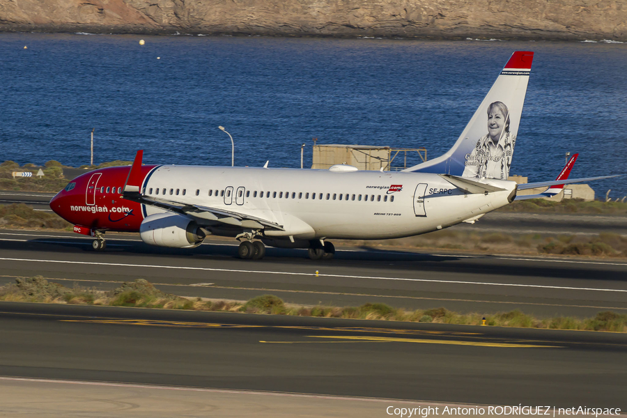 Norwegian Air Sweden Boeing 737-8JP (SE-RPC) | Photo 368301