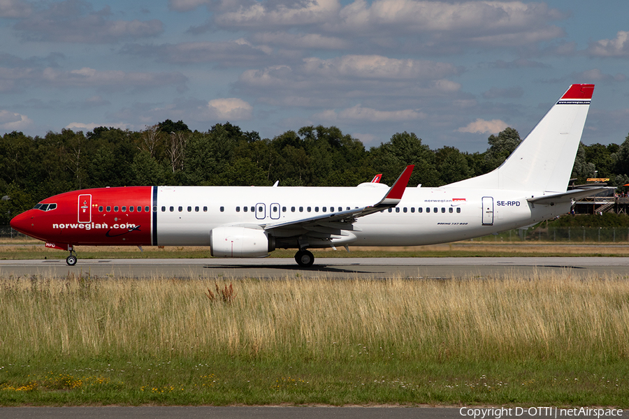 Norwegian Air Sweden Boeing 737-8JP (SE-RPD) | Photo 394093