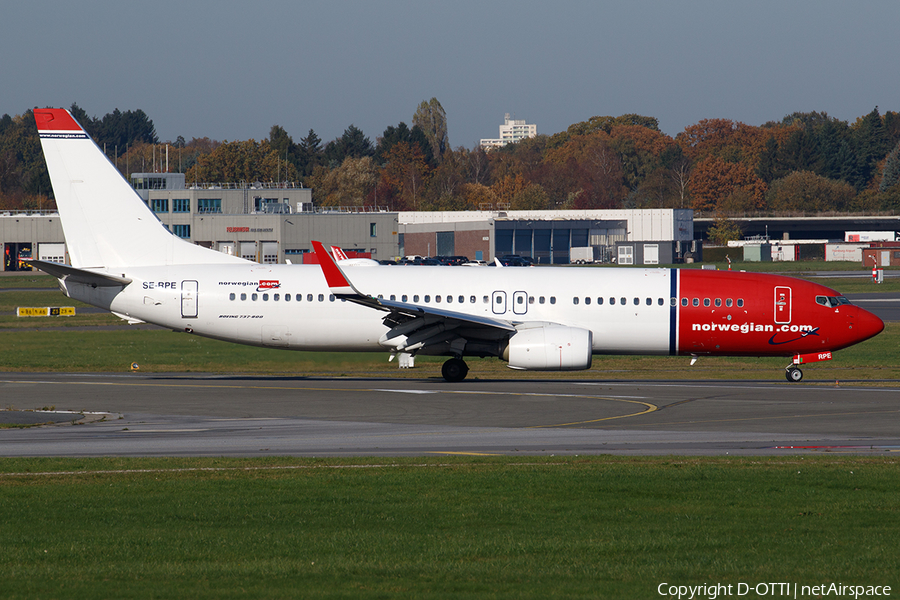 Norwegian Air Sweden Boeing 737-8JP (SE-RPE) | Photo 477931