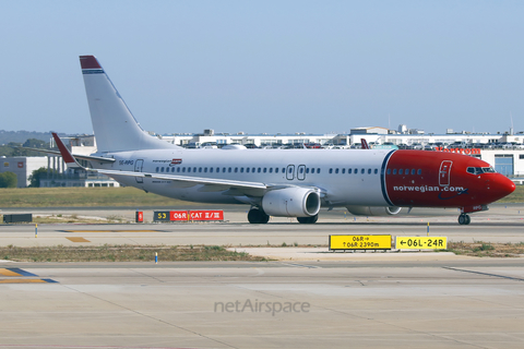 Norwegian Air Sweden Boeing 737-8JP (SE-RPG) at  Palma De Mallorca - Son San Juan, Spain