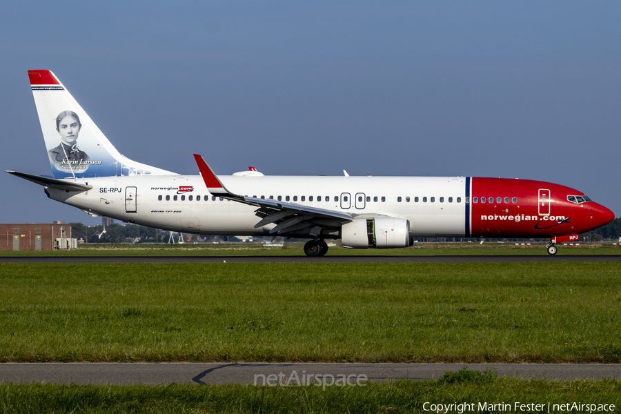 Norwegian Air Sweden Boeing 737-8JP (SE-RPJ) | Photo 487824