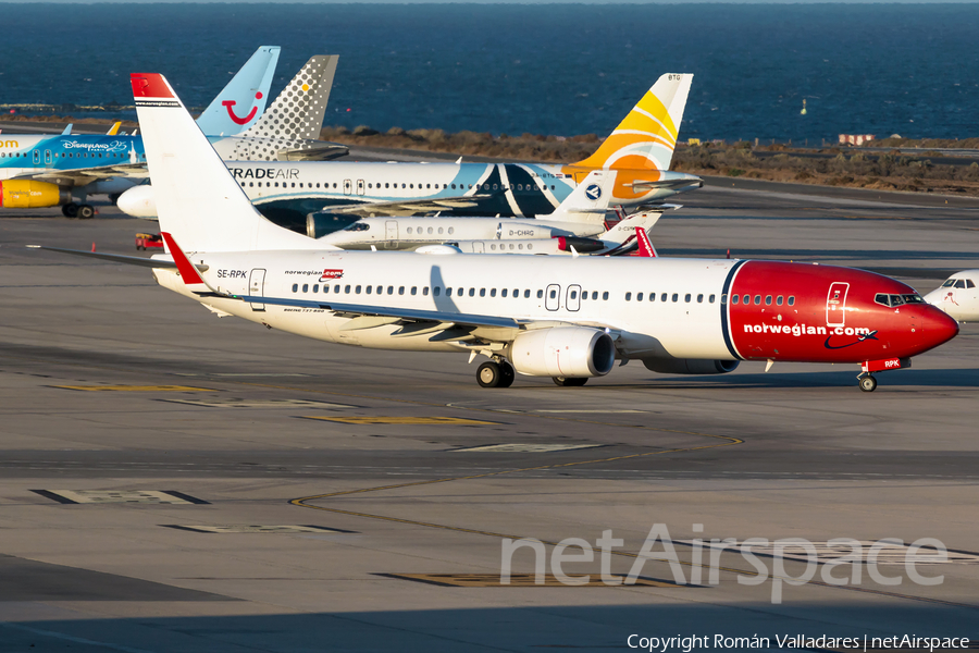 Norwegian Air Sweden Boeing 737-8JP (SE-RPK) | Photo 478841