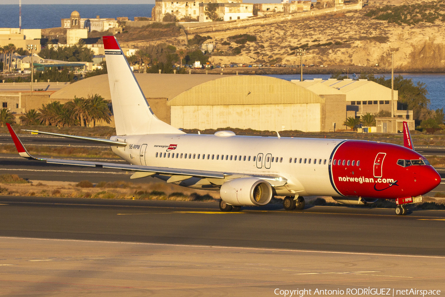 Norwegian Air Sweden Boeing 737-8JP (SE-RPM) | Photo 368303