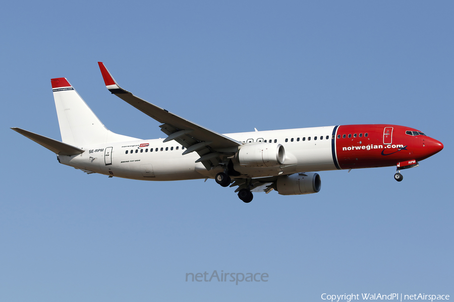 Norwegian Air Sweden Boeing 737-8JP (SE-RPM) | Photo 577012