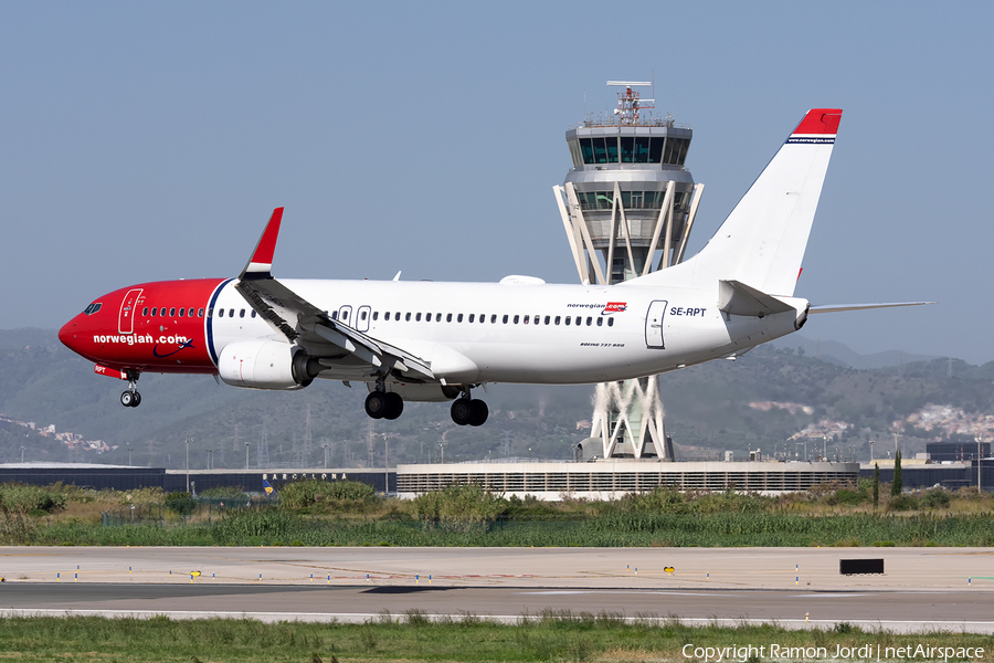 Norwegian Air Sweden Boeing 737-8JP (SE-RPT) | Photo 415855