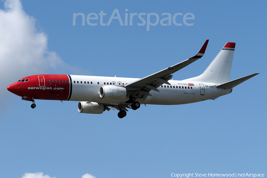 Norwegian Air Sweden Boeing 737-8JP (SE-RPT) | Photo 583822