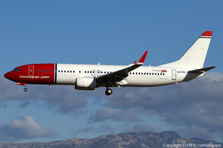 Norwegian Air Sweden Boeing 737-8JP (SE-RRS) | Photo 531194