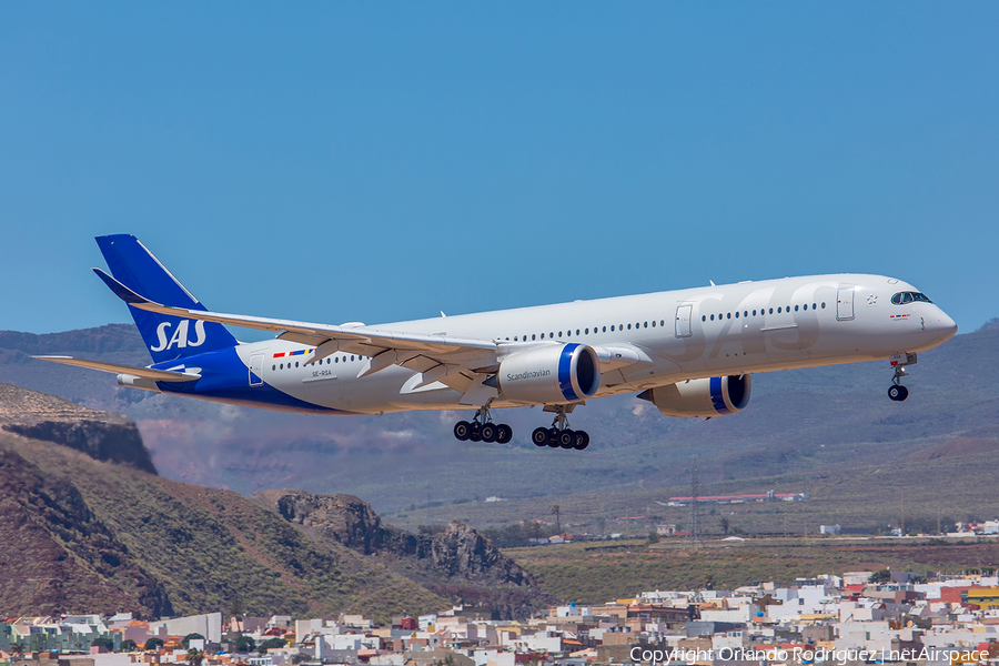 SAS - Scandinavian Airlines Airbus A350-941 (SE-RSA) | Photo 502858