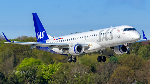 SAS Link Embraer ERJ-195LR (ERJ-190-200LR) (SE-RSI) at  Hamburg - Fuhlsbuettel (Helmut Schmidt), Germany