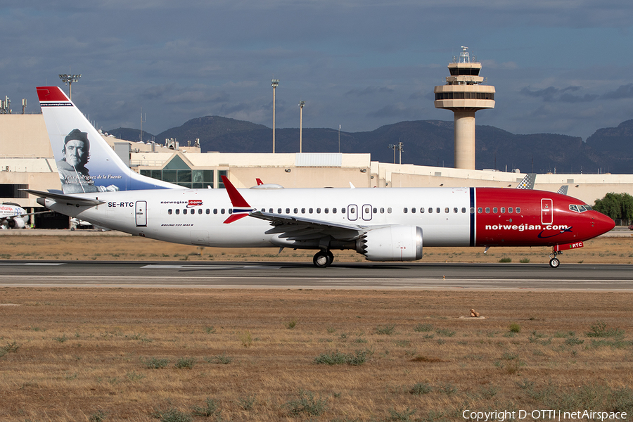 Norwegian Air Sweden Boeing 737-8 MAX (SE-RTC) | Photo 530645