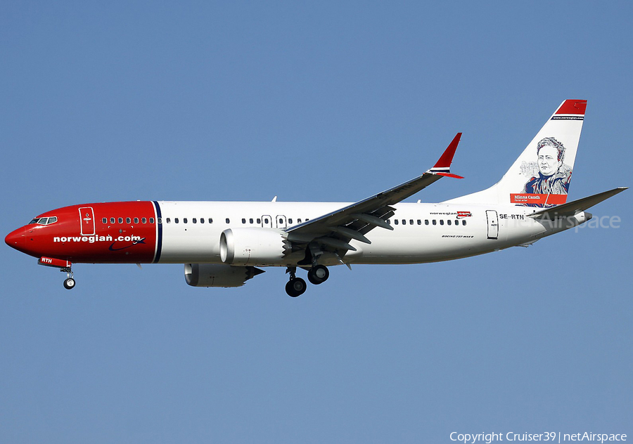 Norwegian Air Sweden Boeing 737-8 MAX (SE-RTH) | Photo 621513
