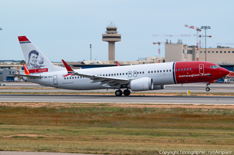 Norwegian Air Sweden Boeing 737-8 MAX (SE-RTJ) | Photo 626503