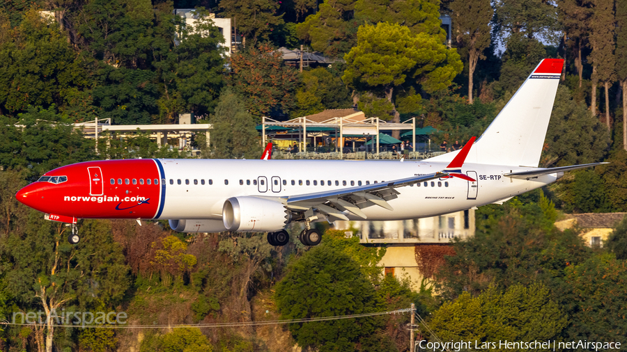 Norwegian Air Sweden Boeing 737-8 MAX (SE-RTP) | Photo 634394