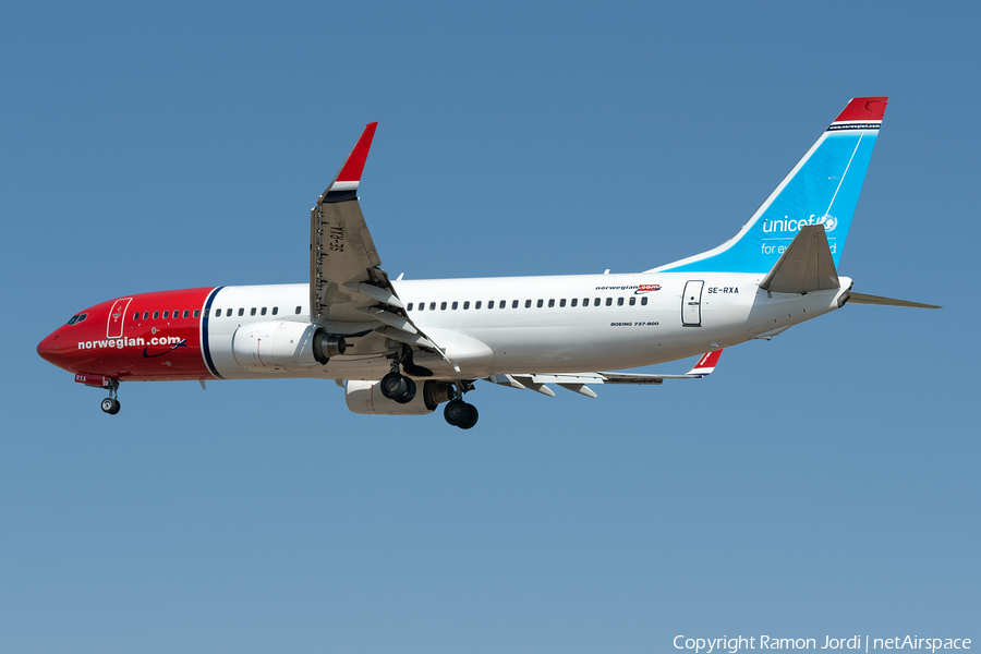 Norwegian Air Sweden Boeing 737-84P (SE-RXA) | Photo 523555