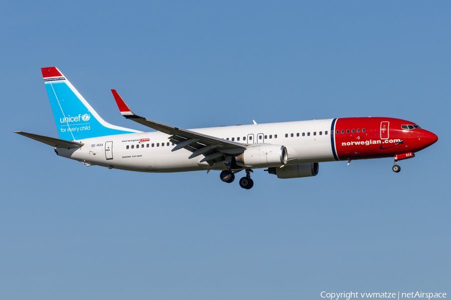 Norwegian Air Sweden Boeing 737-84P (SE-RXA) | Photo 565895