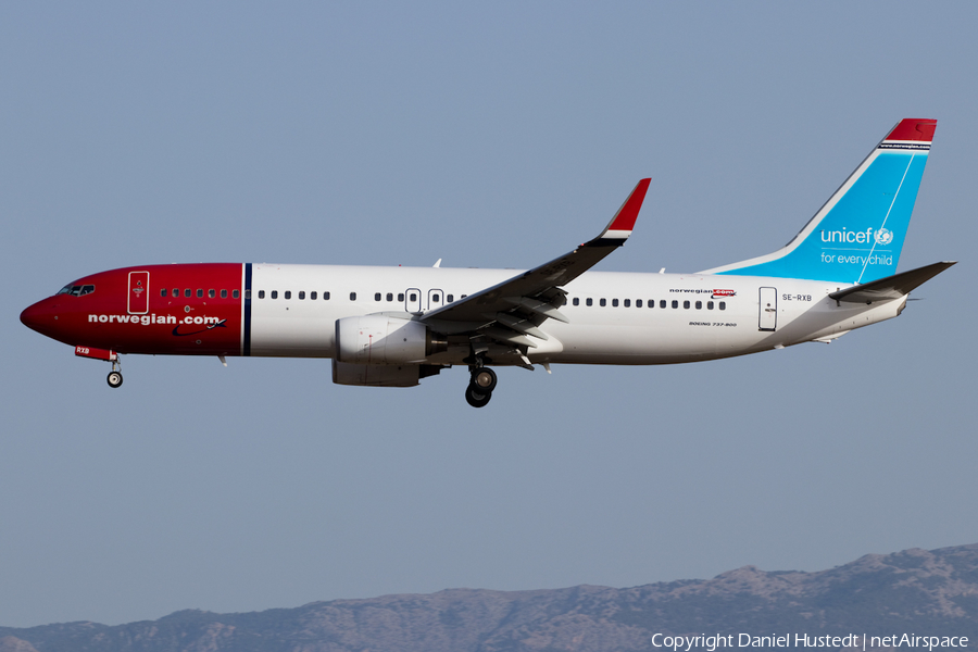 Norwegian Air Sweden Boeing 737-84P (SE-RXB) | Photo 525402