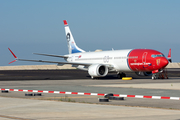 Norwegian Air Sweden Boeing 737-8 MAX (SE-RYG) at  Lleida–Alguaire, Spain