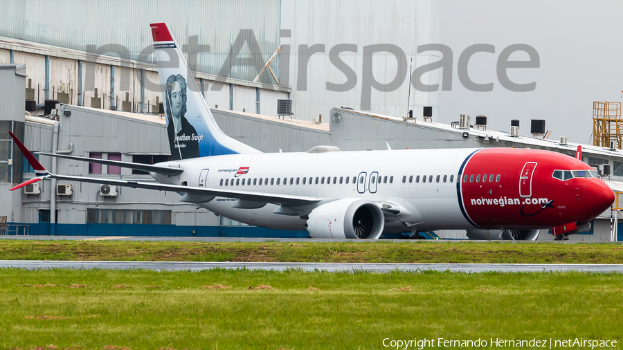 Norwegian Air Shuttle Boeing 737-8 MAX (SE-RYL) | Photo 581190