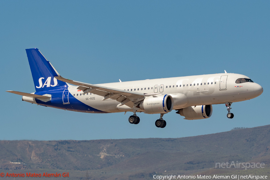 SAS - Scandinavian Airlines Airbus A320-251N (SE-RZE) | Photo 665551