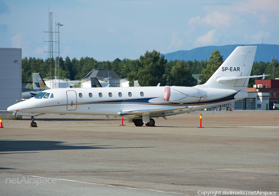 Blue Jet Cessna 680 Citation Sovereign (SP-EAR) | Photo 116547