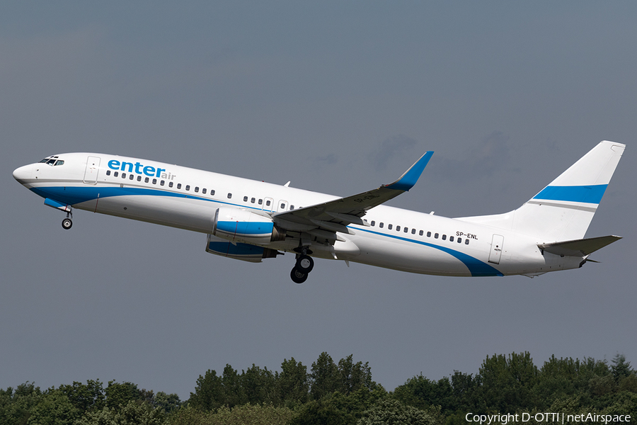 Enter Air Boeing 737-8CX (SP-ENL) | Photo 167093