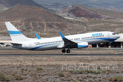 Enter Air Boeing 737-8CX (SP-ENM) at  Tenerife Sur - Reina Sofia, Spain