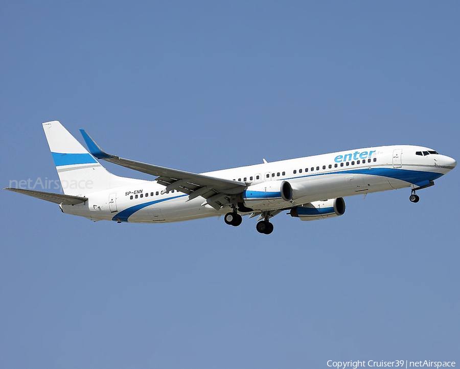 Enter Air Boeing 737-8CX (SP-ENN) | Photo 644119