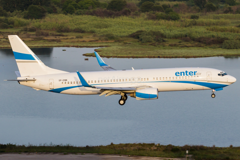 Enter Air Boeing 737-8CX (SP-ENN) at  Corfu - International, Greece