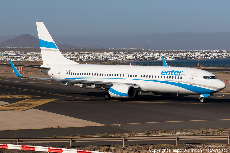 Enter Air Boeing 737-8BK (SP-ENV) | Photo 329296