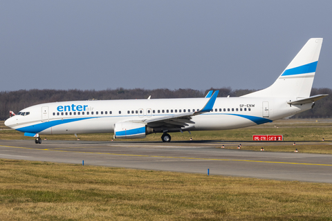 Enter Air Boeing 737-86J (SP-ENW) at  Hannover - Langenhagen, Germany
