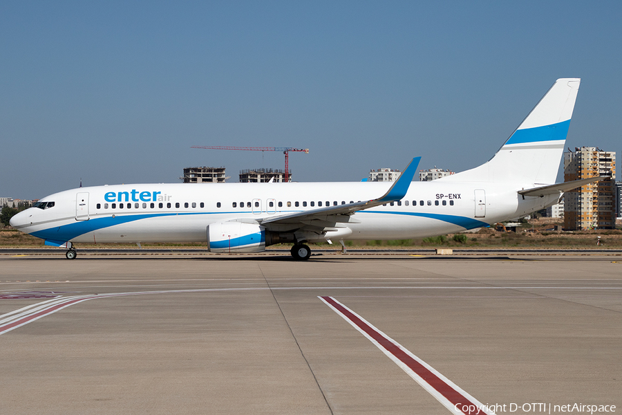 Enter Air Boeing 737-8Q8 (SP-ENX) | Photo 596794
