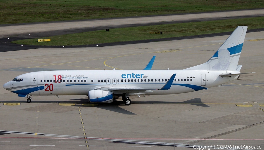 Enter Air Boeing 737-8Q8 (SP-ENX) | Photo 401951